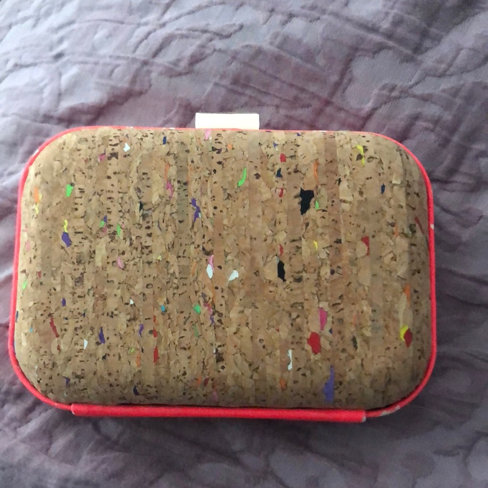 Cork clutch/crossbody purse